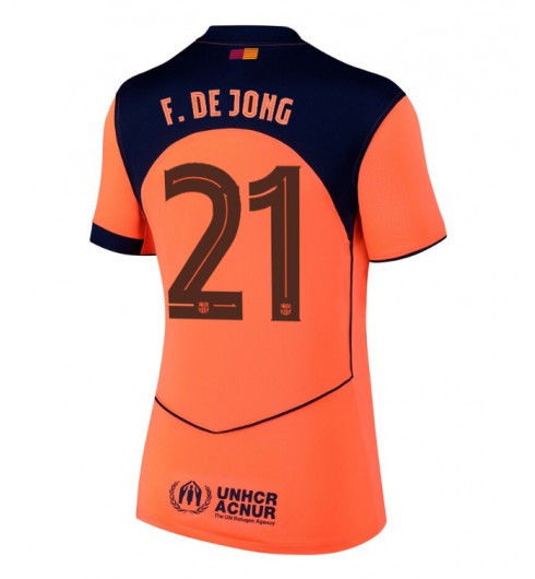 Barcelona Frenkie de Jong #21 Alternativní Dres pro Dámské 2025-26 Krátký Rukáv Barcelona Frenkie de Jong #21 Alternativní Dres pro Dámské 2025-26 Krátký Rukáv